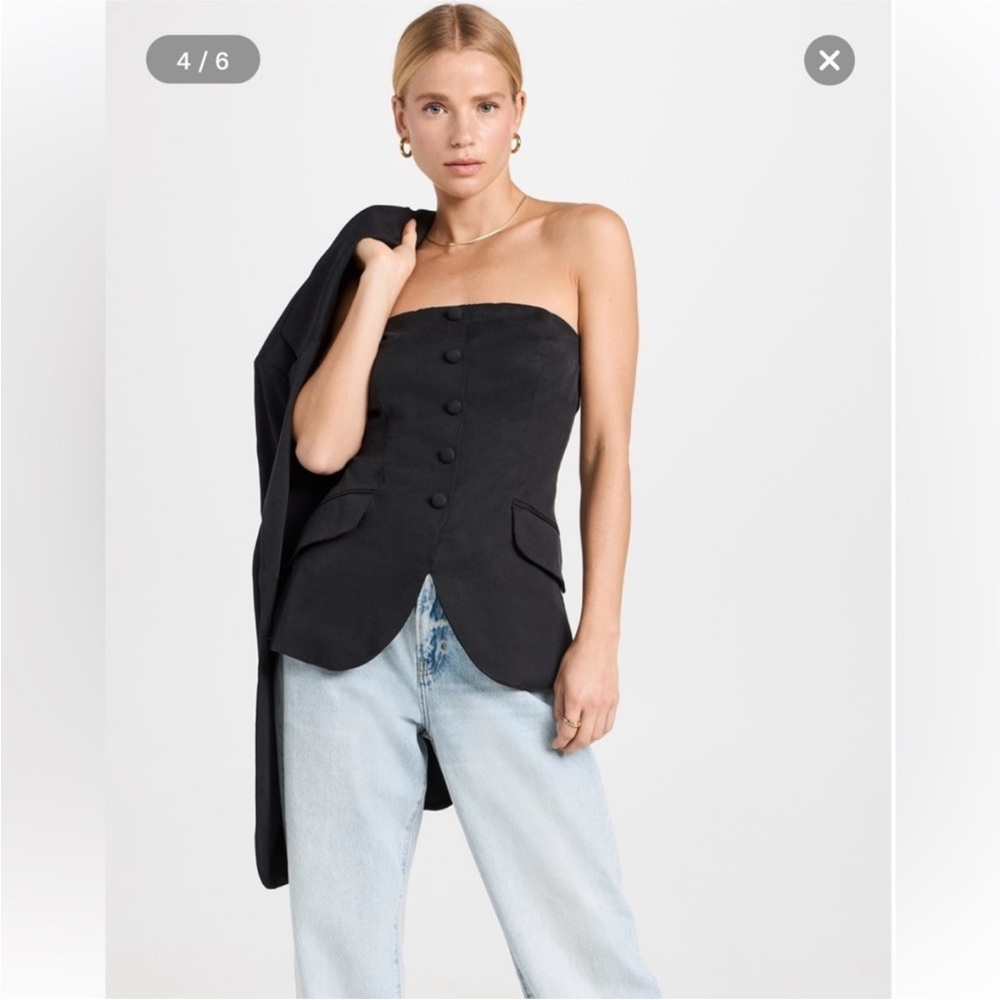 Reformation Tonya Top - Size 4 View 3
